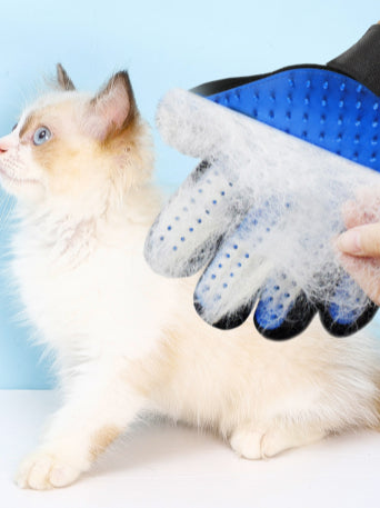 Luva Escova Magnética Tira Pelos De Pet Cães E Gatos