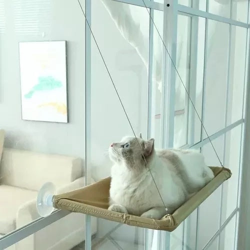 Caminha De Janela Suspensa Para Gatos Com Ventosas